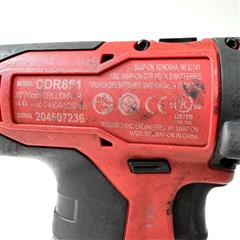 Snap-on Li-Ion CDR861 14.4V Brushless Drill Driver Red + Battery